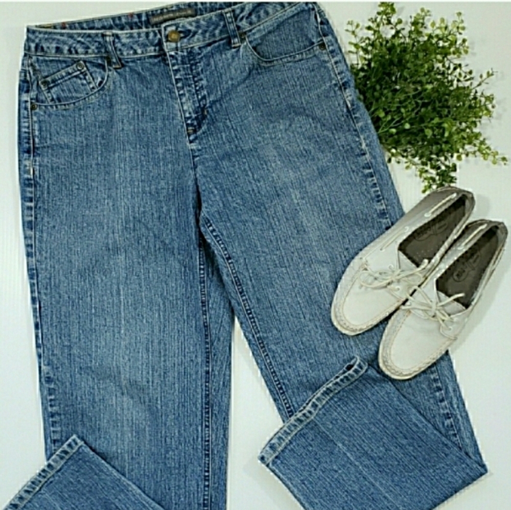 Vintage Liz Claiborne HighRise Stretch Straight Leg Jeans